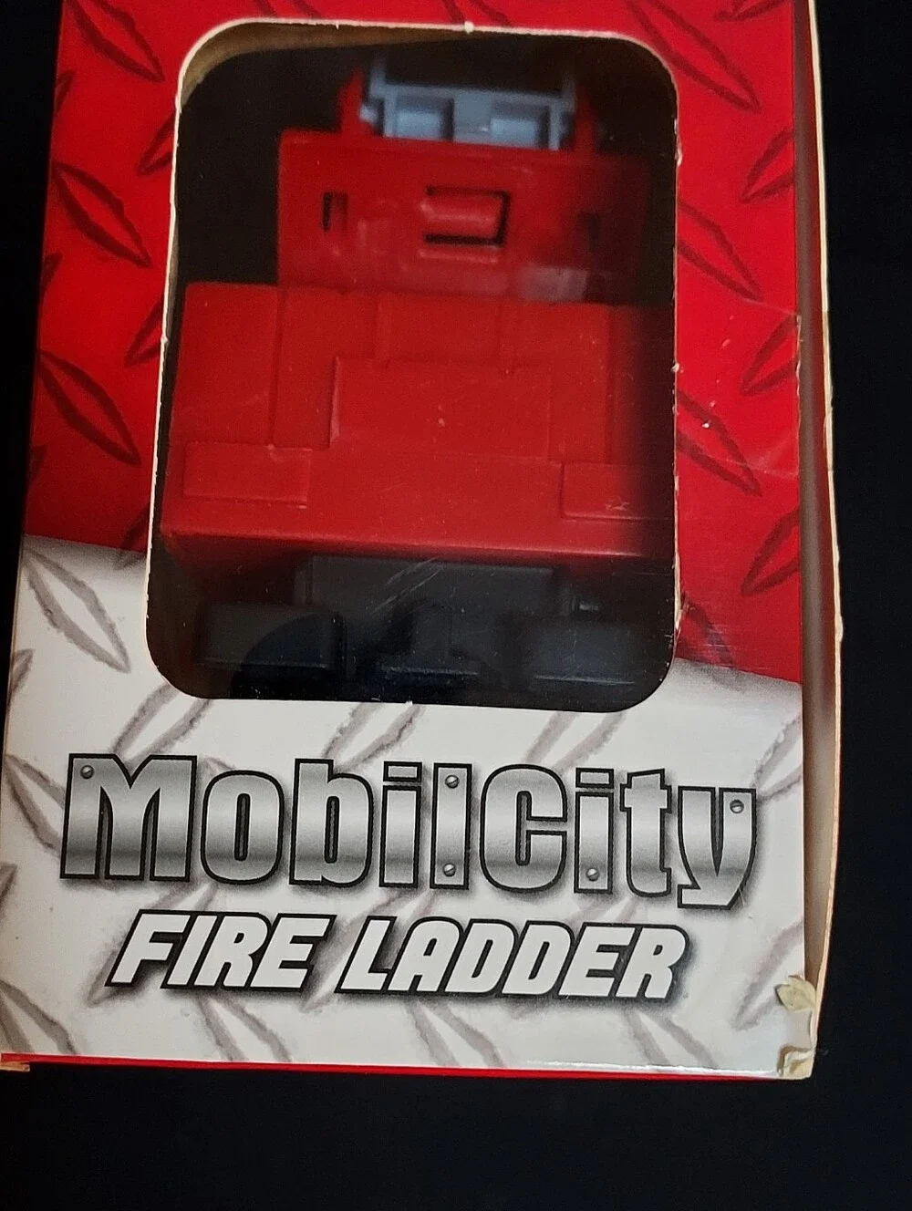 Mobilcity Red Fire Ladder Die Cast Plastic Truck Toy 1:48 Scale 2022 Mobilcast
